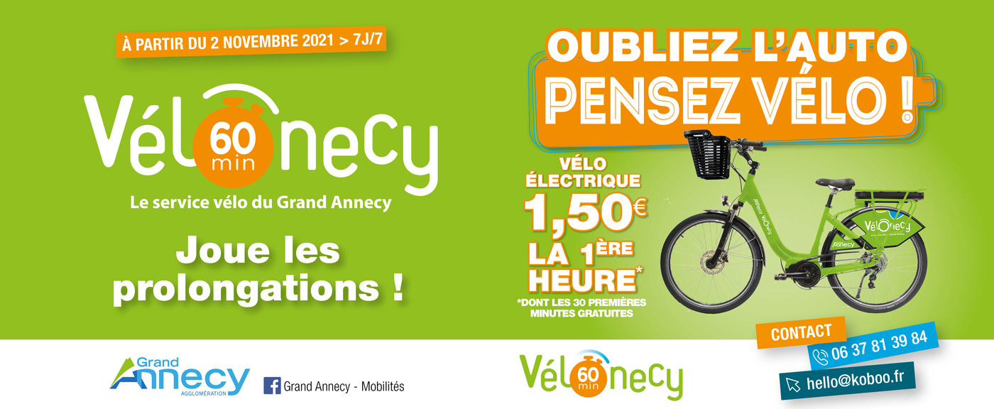 Vélonecy 60 minutes - Libre service